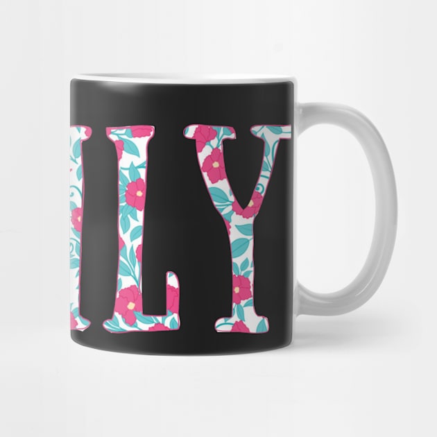 "Emily" Pink and Green Floral - Customizable by broadwaygurl18